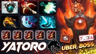 YATORO DRAGON KNIGHT UBER BOSS - Dota 2 Pro Gameplay [Watch & Learn]