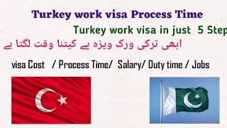 Turkey work visa Process Time/offer letter, Invitation letter,Ref number/Visa approvel/visa Stamp