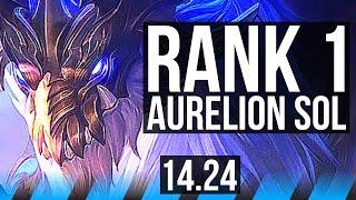 AURELION SOL vs ZILEAN (MID) | Rank 1 Aurelion Sol | NA Challenger | 14.24