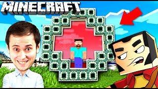 Max in MINECRAFT! Portalul Ciudatel, Provocari si Locul Secret