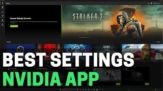 [2024] BEST NVIDIA App Settings for MAX Performance! (New Update!)