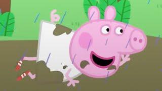 Peppa Pigs Messy And Muddy Fun Run  Peppa Pig Asia  Peppa Pig English Episodes