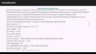 Read system info of Android device