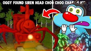 Oggy Found Siren Head Choo Choo Charles Kid..ft Oggy