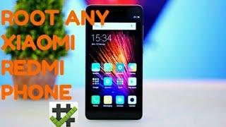 How to root any Xiaomi Redmi Device Without PC || Xiaomi Redmi 4A Root