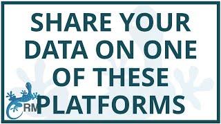 Academic tools and resources: Share your data on one of these platforms