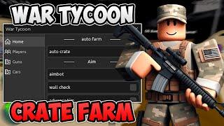 War Tycoon Script Hack GUI: Crate Farm, Aimbot, Kill Aura, Teleport, ESP & More | (*PASTEBIN*)