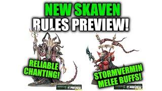 SKAVEN RULES PREVIEW! Vizzik Skour & Krittok Foulblade! │ Warhammer Age Of Sigmar 4th Edition