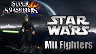 Super Smash Bros Wii U - Star Wars Mii Characters