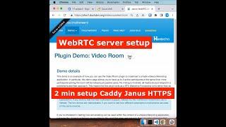 WebRTC Linux server setup in two minutes. Thanks: Janus Caddy #ubuntu DigitalOcean Duckdns #shorts