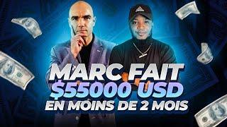 Marc fait $55000 USD en moins de 2 mois dans mon académie Ecom Supremacy