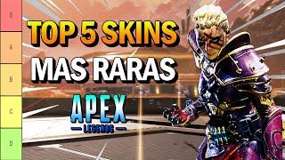 RANKING 5 SKINS MAS RARAS DE VER EN APEX LEGENDS TEMPORADA 8 LEGENDARIAS Y EXCLUSIVAS