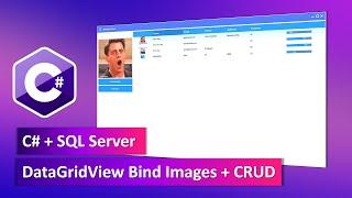 C# SQL Server -  Binding Images to DataGridView + CRUD + Bunifu UI