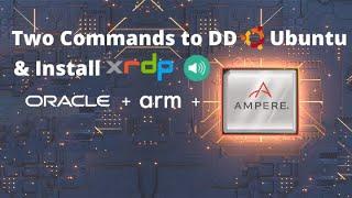 Two Commands to DD Ubuntu and Install Desktop and xRDP with Sound Support