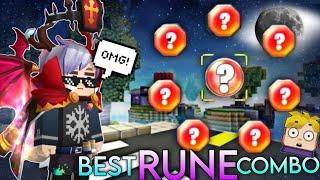 Trying Best Rune COMBO In Bedwars | BlockmanGo