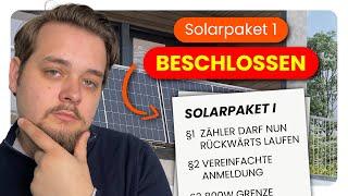 Balkonkraftwerk Solarpaket 1 in Kraft   Was ÄNDERT sich?