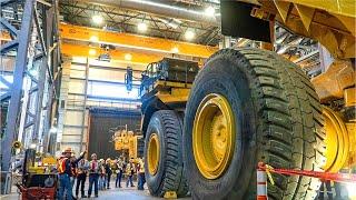 CAT Biggest Mining Trucks Production - Caterpillar dump truck factory.