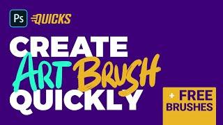 Quick Custom Brush: How To Create In Photoshop Quickly | Stroke Brush Tutorial (2022)