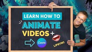 Animation And Lip-Sync with Canva | How To Make Animation Videos With Cnva | Canva Tutorial