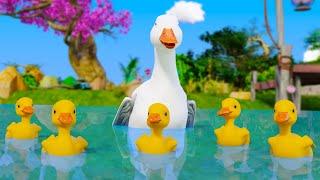 Numbers Songs | Five Little Duckies + More Baby Songs | BabaSharo TV - Kids Songs