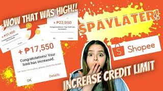 How Shopee SPayLater INCREASE Credit Limit