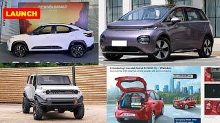 Cars Sales July  Citroen Basalt Launch | MG Windsor | Mahindra Thar |  New Hyundai Venue