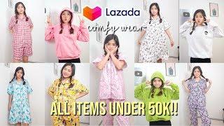 HAUL PIYAMA, SWEATER, HOODIE LAZADA!!!