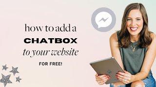  Add a CHATBOX to your Squarespace website for FREE ️ 2023 Facebook Meta update!