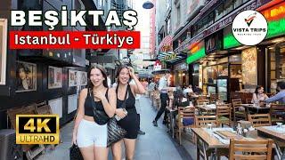 ISTANBUL TURKEY BESIKTAS 4K WALKING TOUR 2024