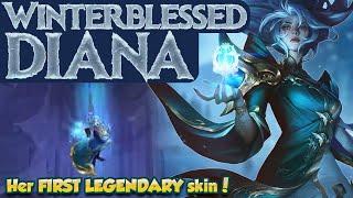 ️ If looks could chill... Diana's FIRST LEGENDARY SKIN would be a chiller! | Erick Dota PBE