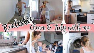 Mum of 5 Clean and Tidy with me | Hot mess | Cleaning and organising | Simple Homemaking