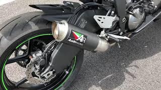 Austin Racing GP2 exhaust on 2019 Ninja ZX6R