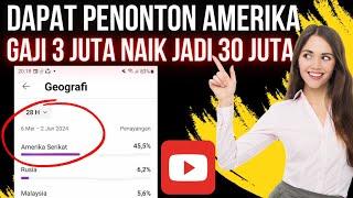 Cara Setting Channel YouTube Target Penonton Luar Negeri, Gaji Naik 10 Kali Lipat