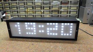 Arduino Nano big LED Matrix Clock