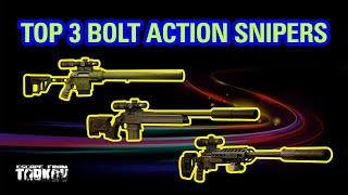 Top 3 Bolt Action Snipers | Escape From Tarkov | V-Play | 12.7