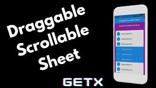 Draggable Scrollable Sheet &  Highlight Selected Item in ListView || Flutter || GetX