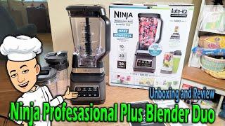 Ninja Professional Plus Blender Duo Auto IQ BN750 Series Unboxing and Review