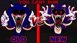 FNF': Vs Sonic.exe 3.0 (Cancelled Build) - You Can't Run (OLD VS NEW) (2.0 and 3.0 comparison)