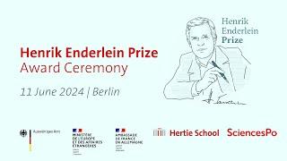 Conferment of the third Henrik Enderlein Prize