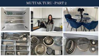 ALMANYADA MUTFAK TURU PART 2 ‍ CEYİZİMİ NERDEN ALDIM? DOLAP İC DÜZENİ