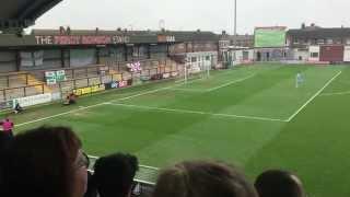 YTFC fans away at fleetwood