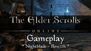 Elder Scrolls Online - Nightblade Gameplay (Bow / 2h)