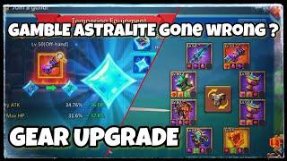 F2P RALLY TRAP GEAR UPGRADE || LETS GAMBLE SOME ASTRALITE  - LORDS MOBILE