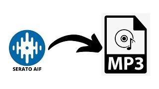 Convert Serato dj mixes from aif to mp3 format using AUDACITY