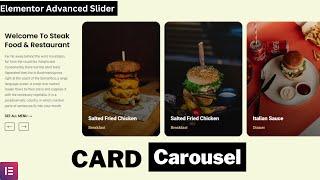 How to Create an Image Box Card Carousel with Text Overlay in Elementor WordPress | Advanced Slider