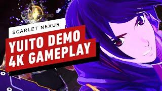 Scarlet Nexus Demo - Yuito Gameplay Hard Difficulty - 4K/60FPS