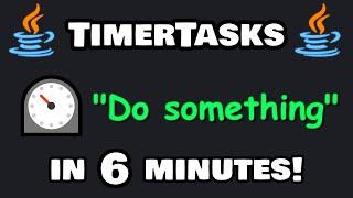 Learn Java TIMERTASKS in 6 minutes! ⏲️