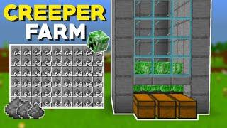 Creeper Farm 1.19 Minecraft Bedrock Edition