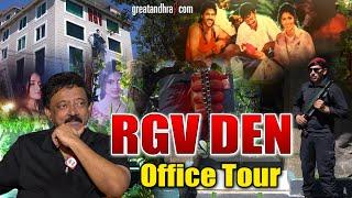 RGV New Office Tour | RGV DEN | RAM GOPAL VARMA New Office | greatandhra.com