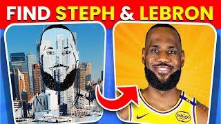 Guess The Player  FIND STEPH? [Easy to Hard] LeBron, Kevin Durant Quiz